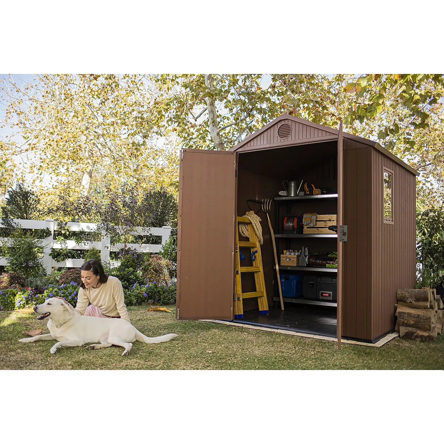 Keter Darwin Shed 6 x 6ft - Brown