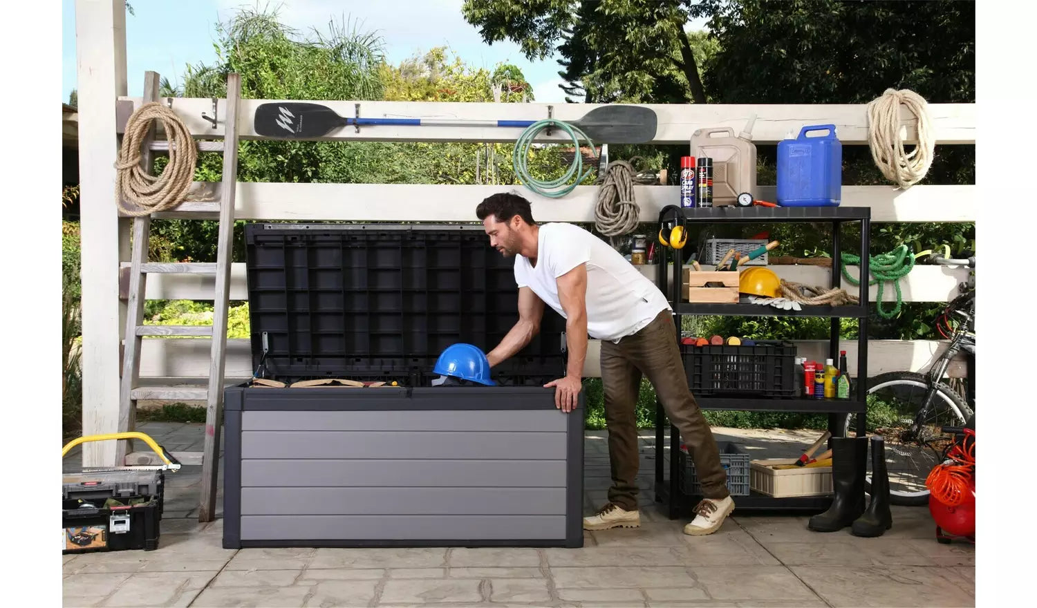 Keter Premier 570L Storage Box - Grey