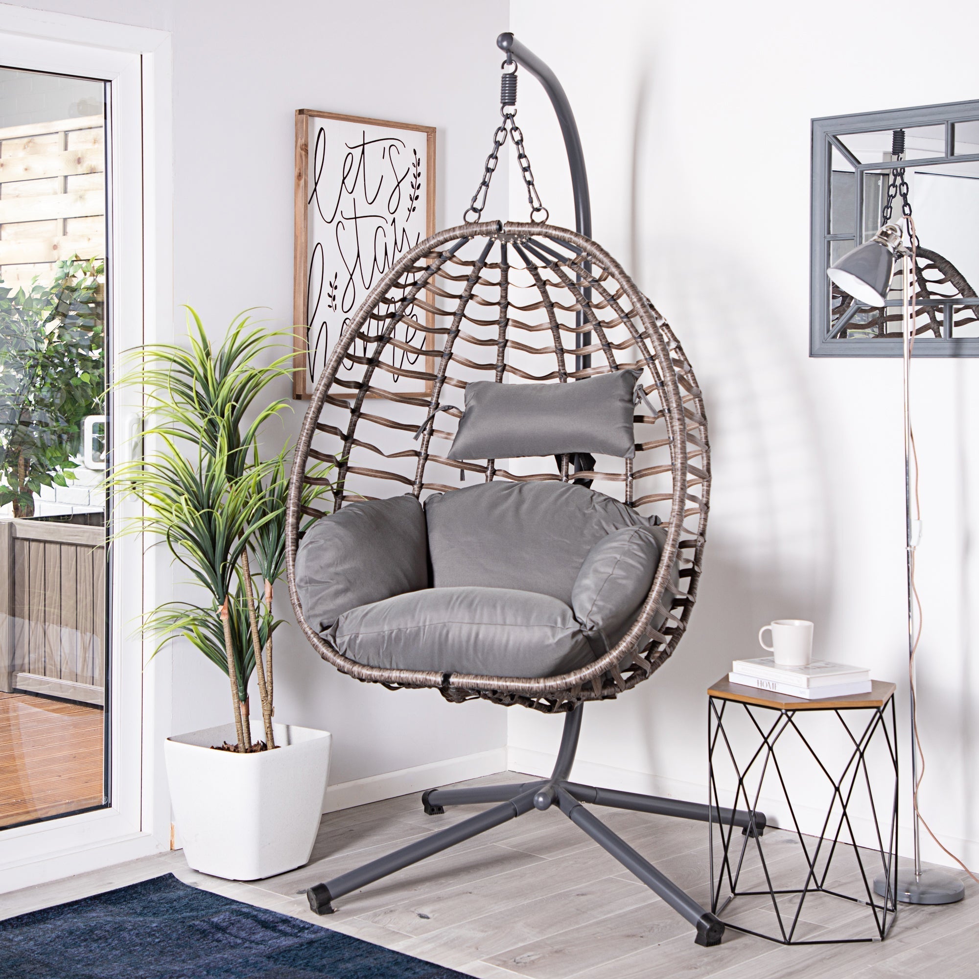 Alfresia Hanging Egg Chair | Brown