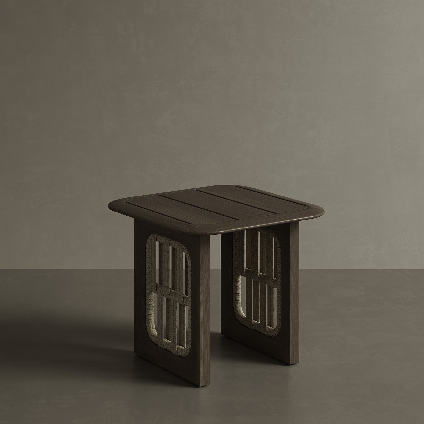 N2 Side Table Dark Teak