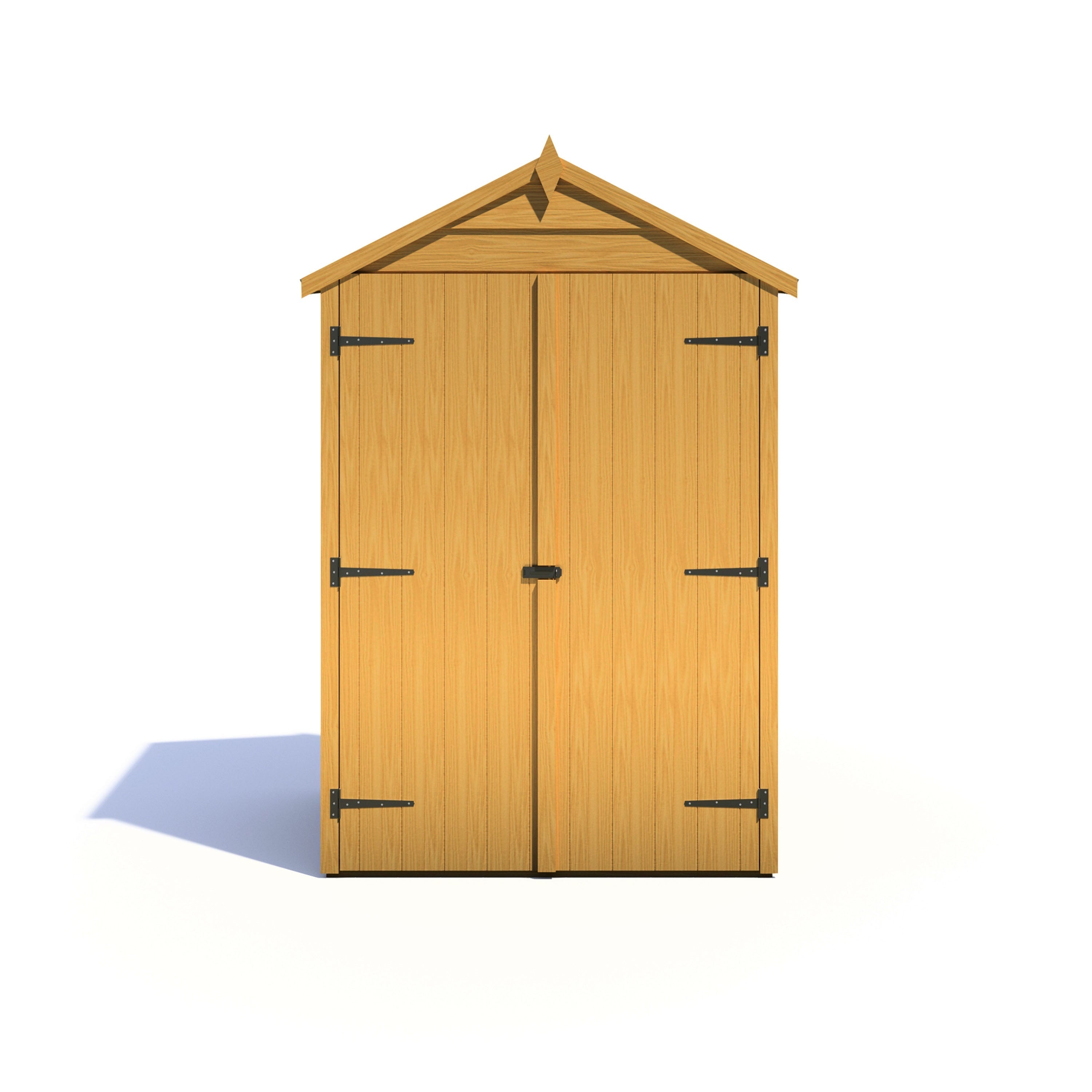 Shire Overlap Double Door 4x3 Storage Shed