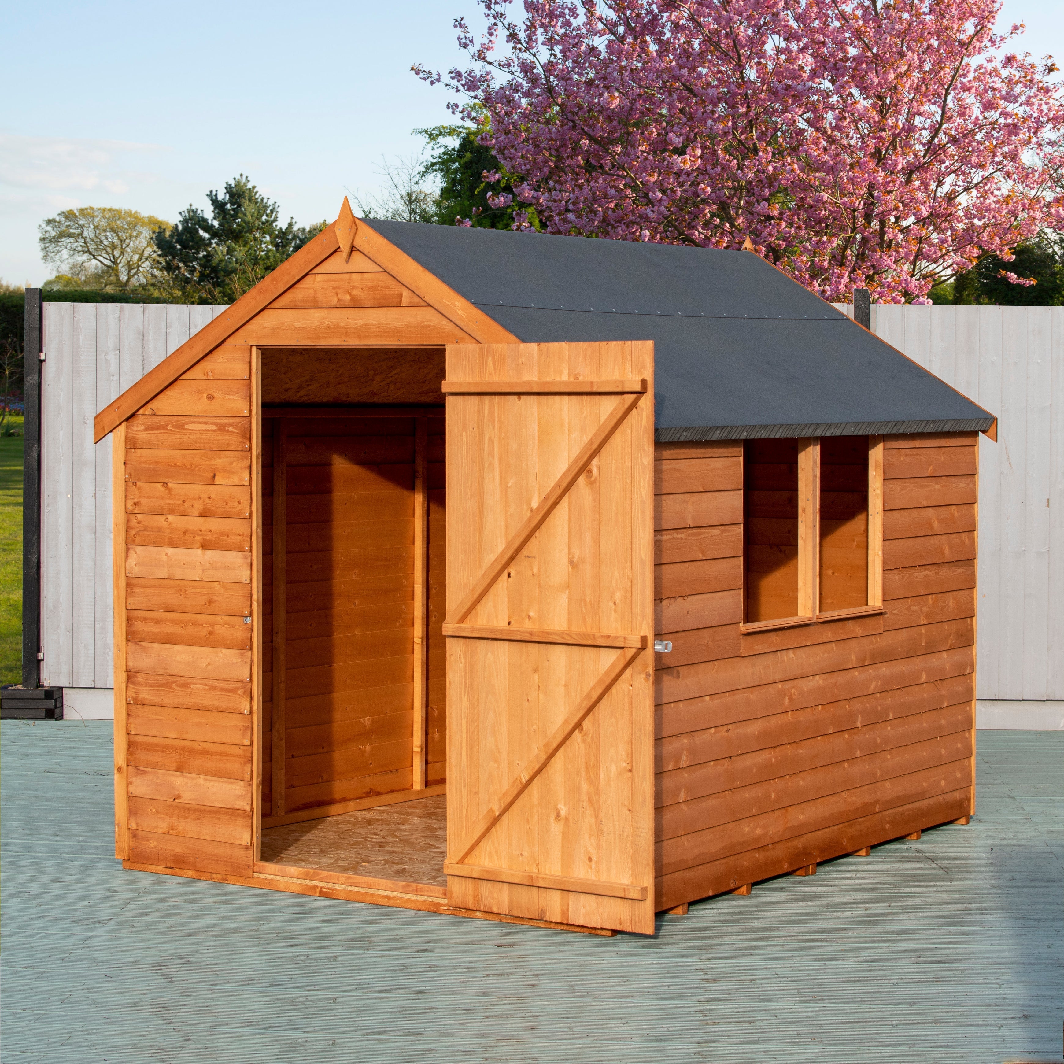 Shire Overlap 8x6 Value with Window Storage Shed