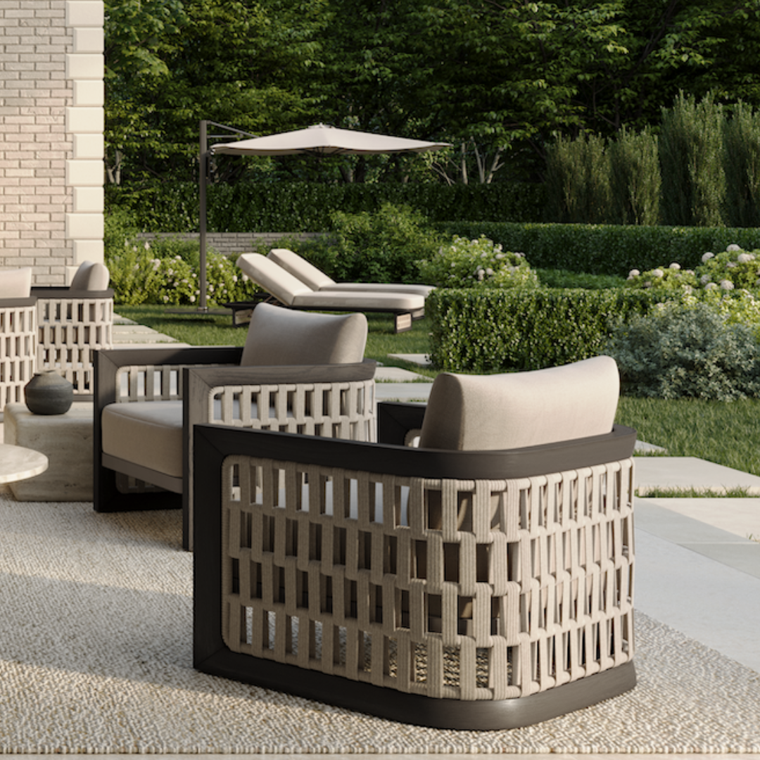 N2 Sun Lounger Dark Teak