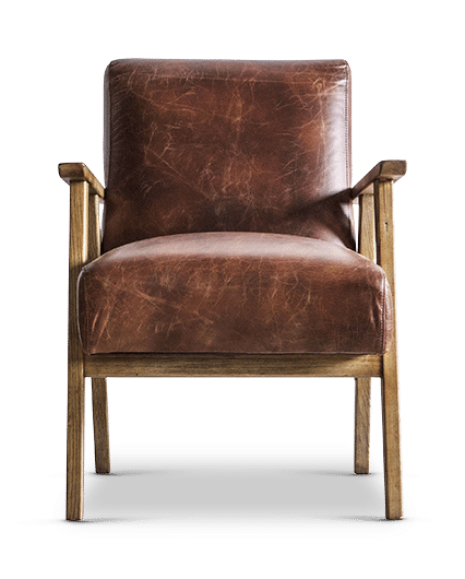 Nordhavn Armchair - Vintage Brown Leather