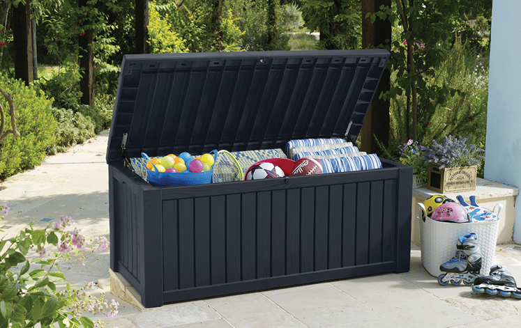 Keter Rockwood 570L Storage Box - Grey